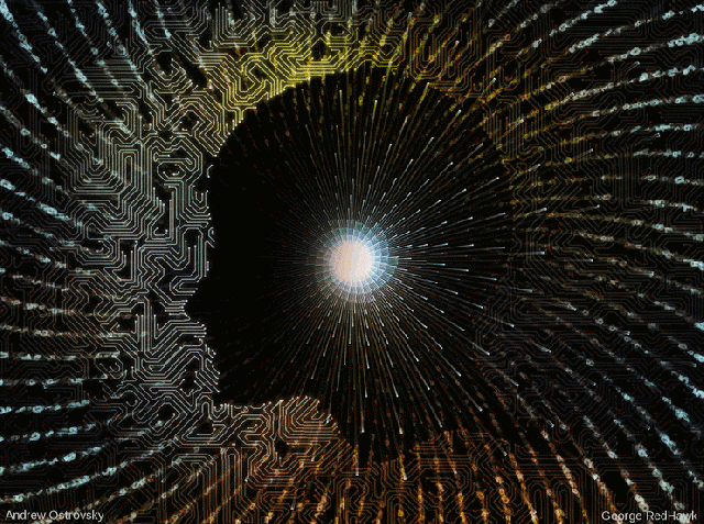 image of a head with activity outside